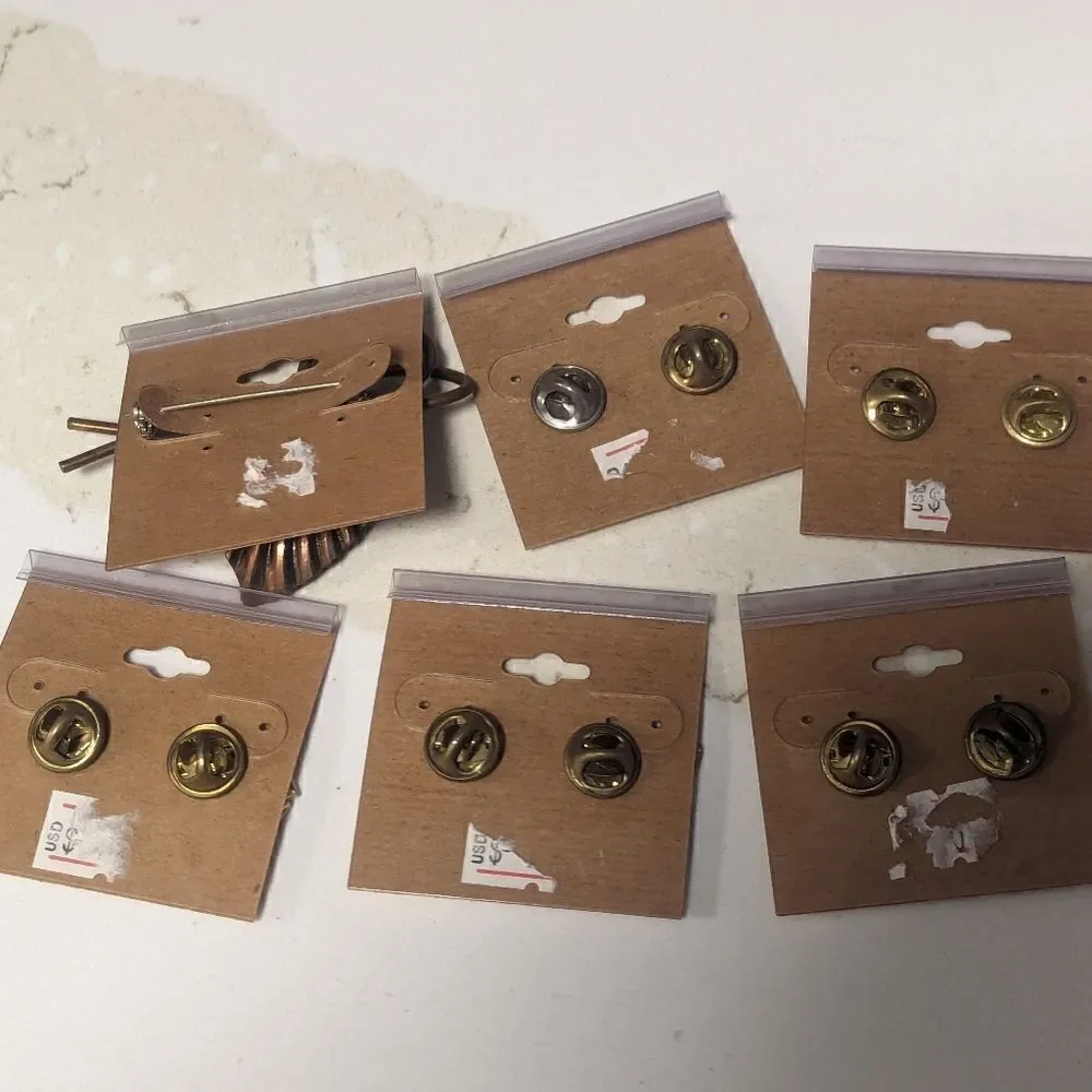 11 piece antique pin set of mix and match pins